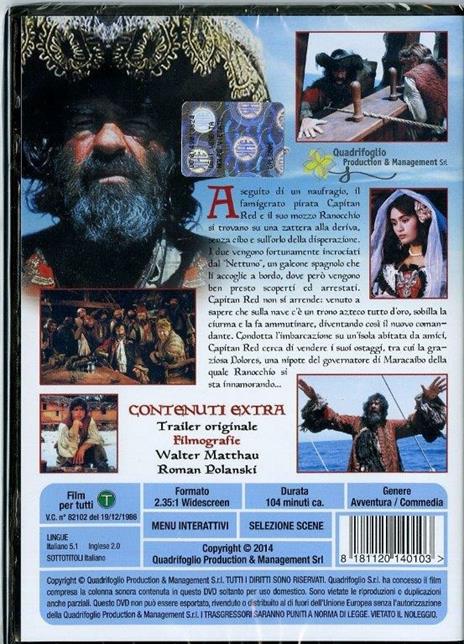 Pirati (DVD) di Roman Polanski - DVD - 2