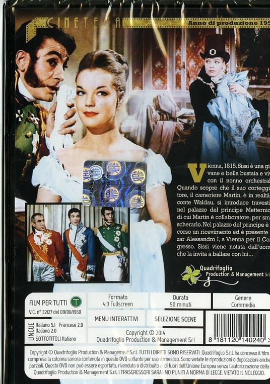 Sissi la favorita dello Zar di Axel Von Ambesser - DVD - 2