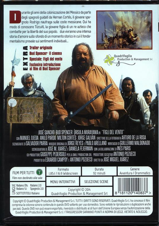 Figli del vento (DVD) di José Miguel Juarez - DVD - 2