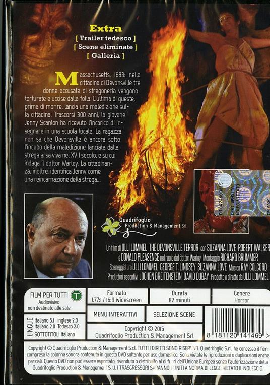 Devonsville Terror (DVD) di Ulli Lommel - DVD - 2