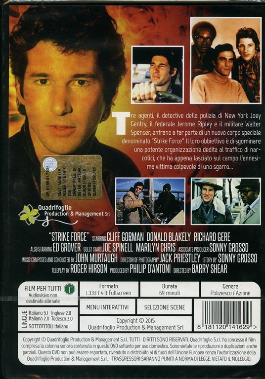 Crack File. Dossier antidroga (DVD) di Barry Shear - DVD - 2