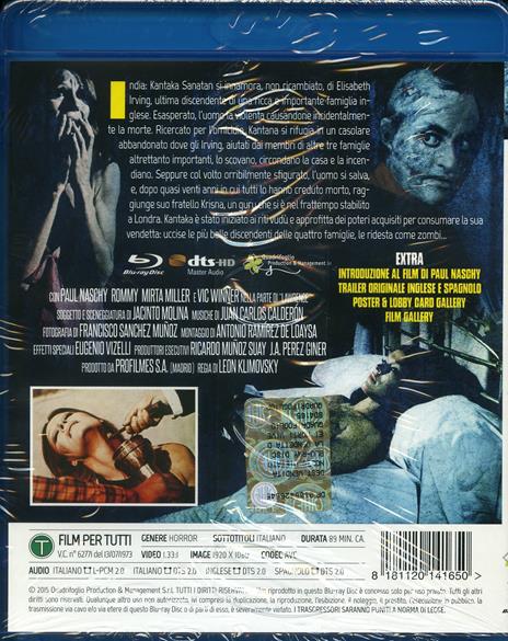 La vendetta dei morti viventi (Blu-ray) di Samuel M. Sherman - Blu-ray - 2