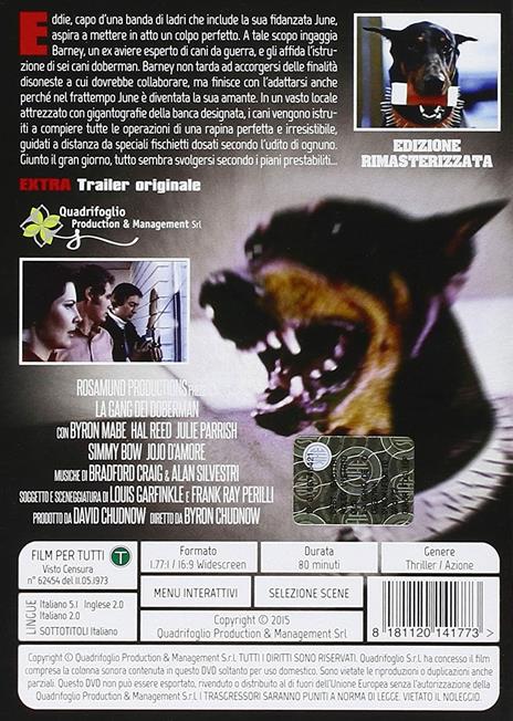 La Gang dei Dobermann (DVD) di Byron Chudnow - DVD - 2