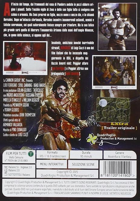 Hercules (DVD) di Lewis Coates - DVD - 2