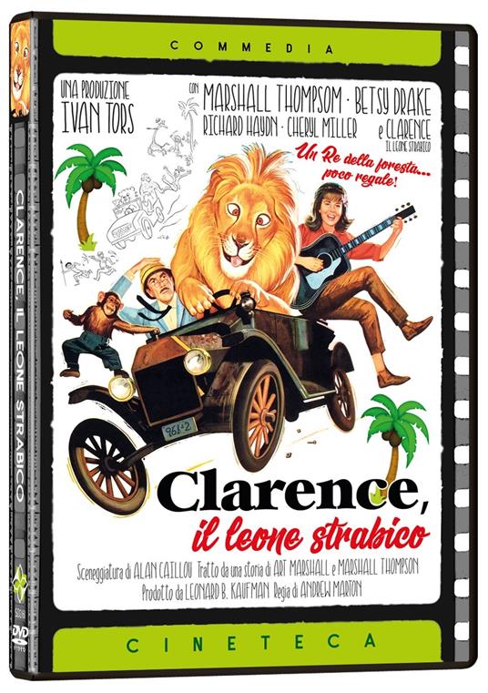 Clarence, il leone strabico (DVD) di Andrew Marton - DVD