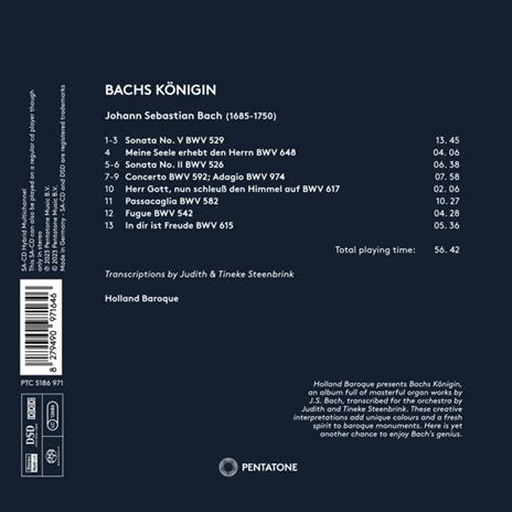 Bachs Konigin - CD Audio di Holland Baroque - 2