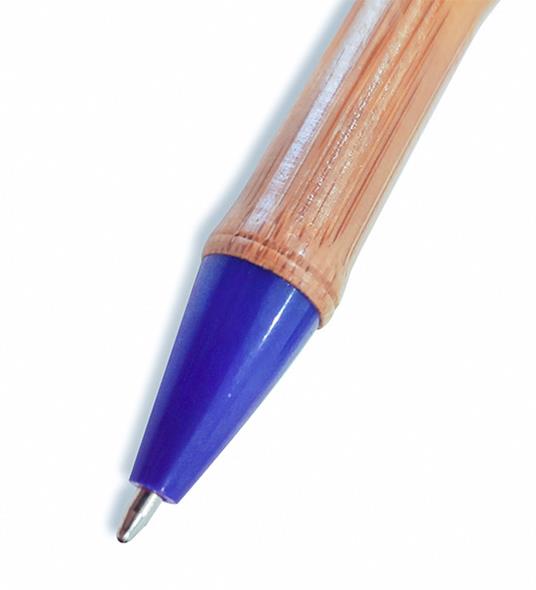 Penna bamboo Mans colore Blu inchiostro Blu - 3