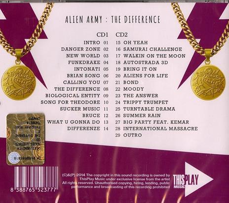 The Difference - CD Audio di Alien Army - 2