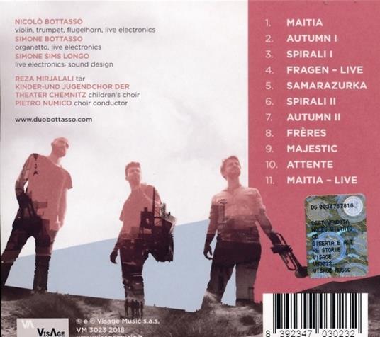 Biserta e altre storie - CD Audio di Duo Bottasso,Simone Sims Longo - 2