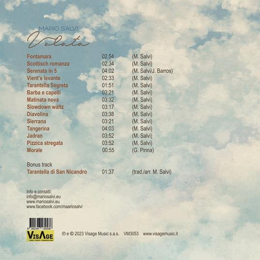 Volata - CD Audio di Mario Salvi - 2