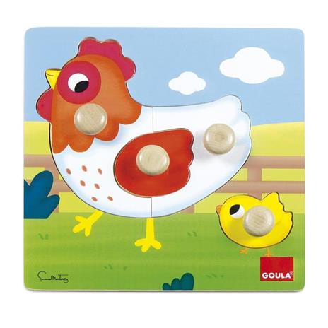 Puzzle Goula Gallina e Pulcino - 2