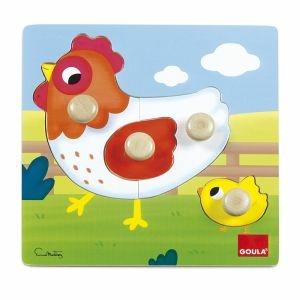 Puzzle Goula Gallina e Pulcino - 5