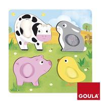 Puzzle animali fattoria tattile (53055) - 2