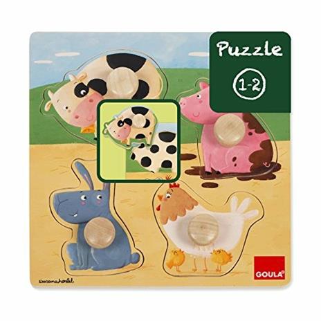 Puzzle Animali Fattoria Colore