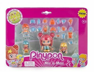 4 Figure Pinypon. Babies & Figure Pack - 2