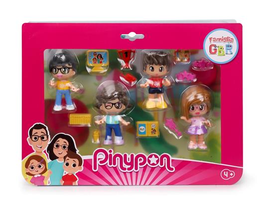 Pinypon Pack 4 Personaggi Famiglia Gbr