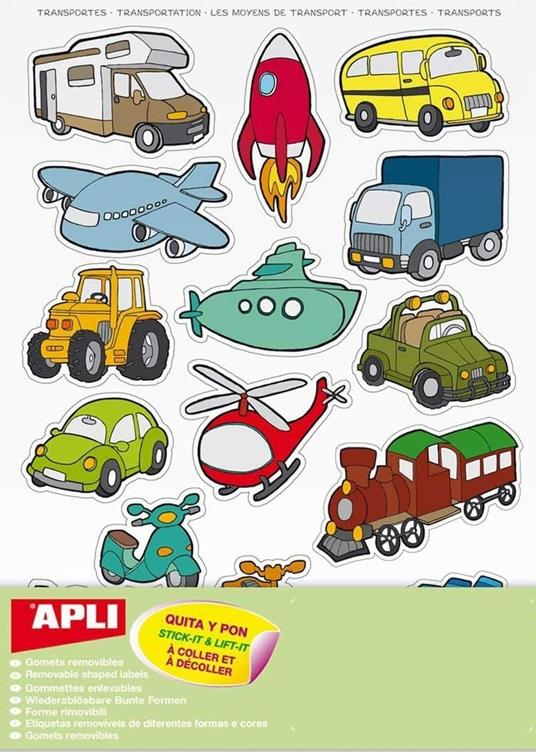 APLI, Adesivi I trasporti 3 hojas - 3