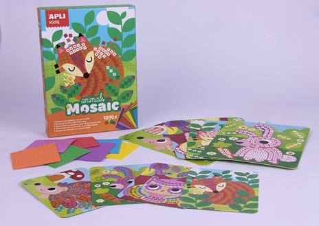 APLI APLI14289 Animali in Schiuma Eva Mosaic Box Kit ( Pezzi) - 3