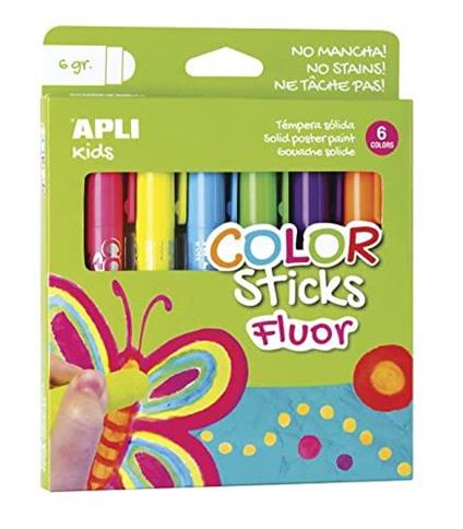 APLI Kids Colori a Tempera Solida, Multicolore (14404)