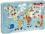 B.PUZZLE WORLD MAP MARTINA HOGAN 24P