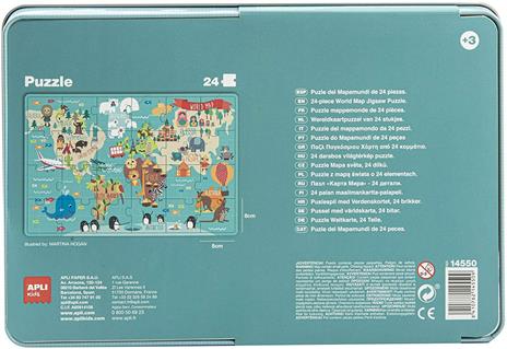 B.PUZZLE WORLD MAP MARTINA HOGAN 24P - 2