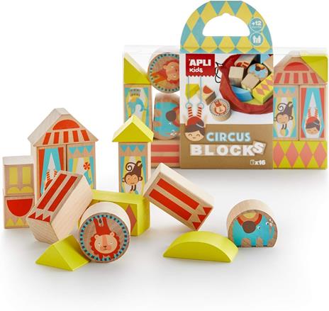 B. CIRCUS WOODEN BLOCKS 21U - 2