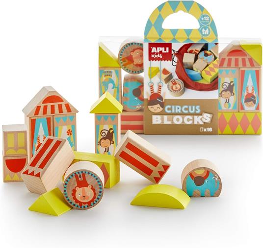 B. CIRCUS WOODEN BLOCKS 21U - 2