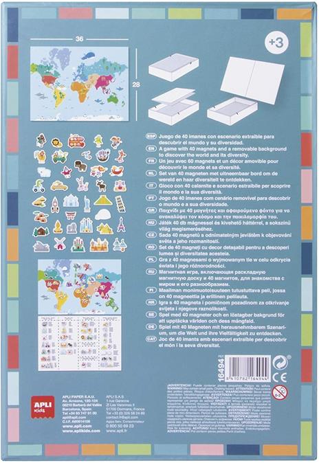 Apli kids - Gioco Magnetico Mappamondo - 2