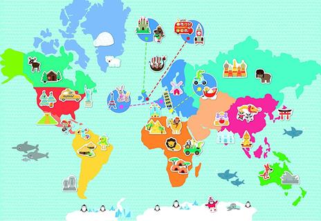 Apli kids - Gioco Magnetico Mappamondo - 5
