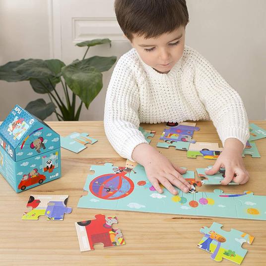 Apli kids 16821 - Puzle casita Safari - 4