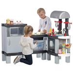 Cucina Giocattolo per Bambini Cooking XL Modulabile con Cibi che Cambiano Colore