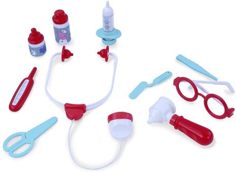 Chicos Maletín Juguete. Juego de Imitación para Niños. Incluye accesorios. +3 Años Ragazzi-Peppa Pig Valigetta Medica Giocattolo Set di Imitazione per Bambini. Include 10 Accessori. + 3 Anni, 87020 - 2