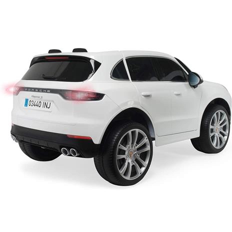 Auto Elettrica Per Bambini Porsche Cayenne S Bianca 12 V R/C, Sospensioni, Ingresso Mp3,Sd E Usb 719 - 2