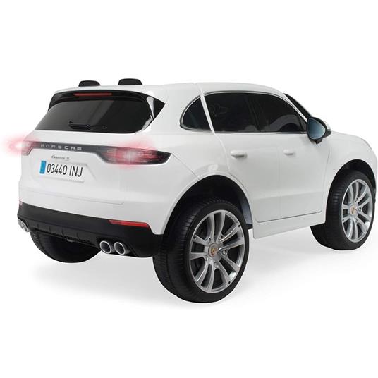 Auto Elettrica Per Bambini Porsche Cayenne S Bianca 12 V R/C, Sospensioni, Ingresso Mp3,Sd E Usb 719 - 2