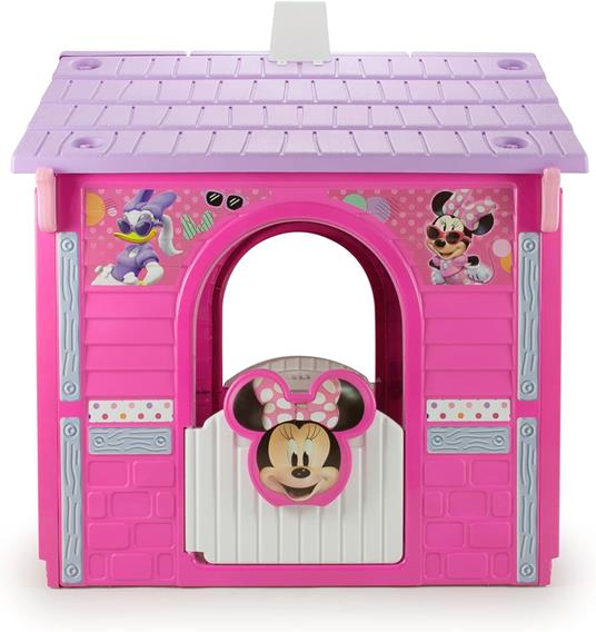 INJUSA - Casa Giocattolo Minnie Mouse Colore Rosa con 2 Porte di Accesso e 2 Finestre Consigliato per Bambini +3 Anni - 2