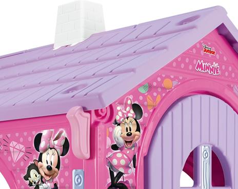 INJUSA - Casa Giocattolo Minnie Mouse Colore Rosa con 2 Porte di Accesso e 2 Finestre Consigliato per Bambini +3 Anni - 5