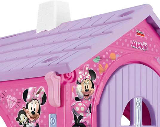 INJUSA - Casa Giocattolo Minnie Mouse Colore Rosa con 2 Porte di Accesso e 2 Finestre Consigliato per Bambini +3 Anni - 5