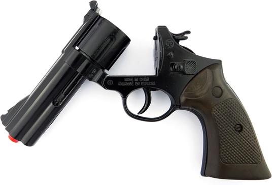 Pistola Revolver in Metallo Giocattolo 12 Colpi - 2