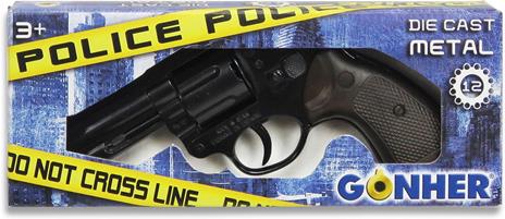 Pistola Revolver in Metallo Giocattolo 12 Colpi - 5