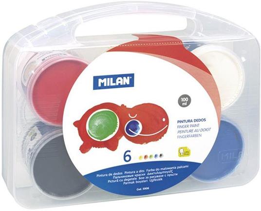 Milan 5906 pittura lavabili Nero, Blu, Verde, Rosso, Bianco, Giallo