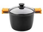 BRA A273907 padella 11,1 L Rotondo Nero, Arancione