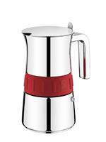 BRA 170568 moka Rosso, Acciaio inossidabile