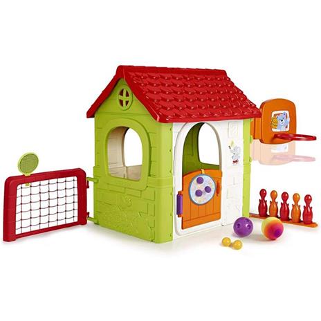 Casa Casetta Gioco Bambini Feber Multy Activity House 6in1 Esterno Giardino