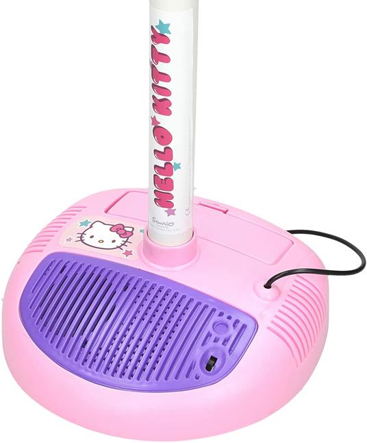 Reig 1494 - Chitarra Hello Kitty a 4 Corde e Microfono con Asta - 5