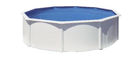 Gre KITPR303 piscina fuori terra Piscina con bordi Piscina rotonda 7418 L Blu Bianco