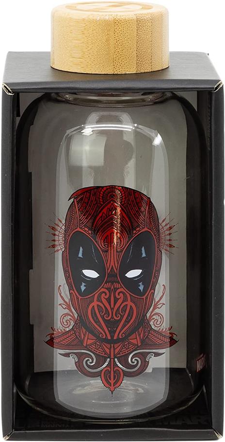 Marvel Deadpool Glass Bottiglia 620ml Stor - 4