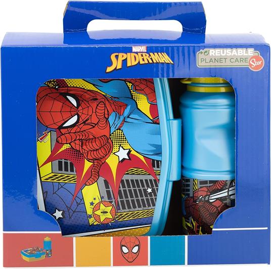 Spiderman Gift Box Borraccia e Portamerenda - Stor - Idee regalo