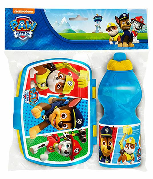 Paw Patrol. Set Portamerenda E Borraccia (400 Ml)