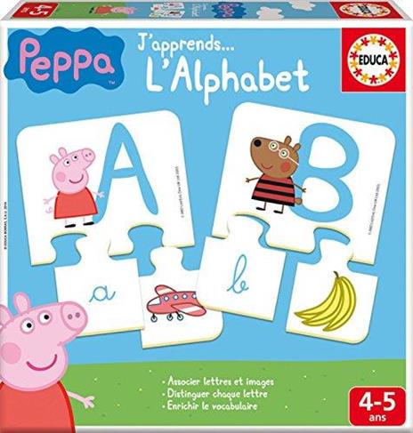 EDUCA Y BORRAS Educa J'Apprends L'Alphabet Peppa