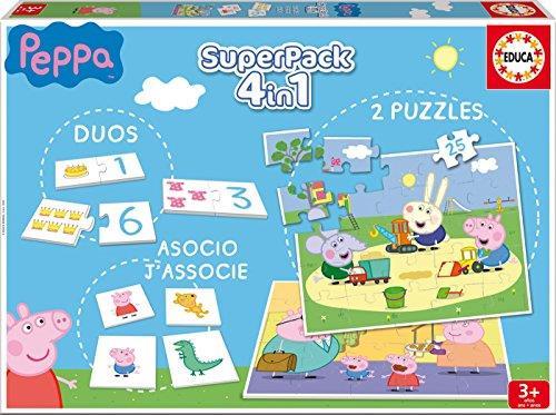 Educa Classico Puzzle 16229 Superpack Peppa Pig